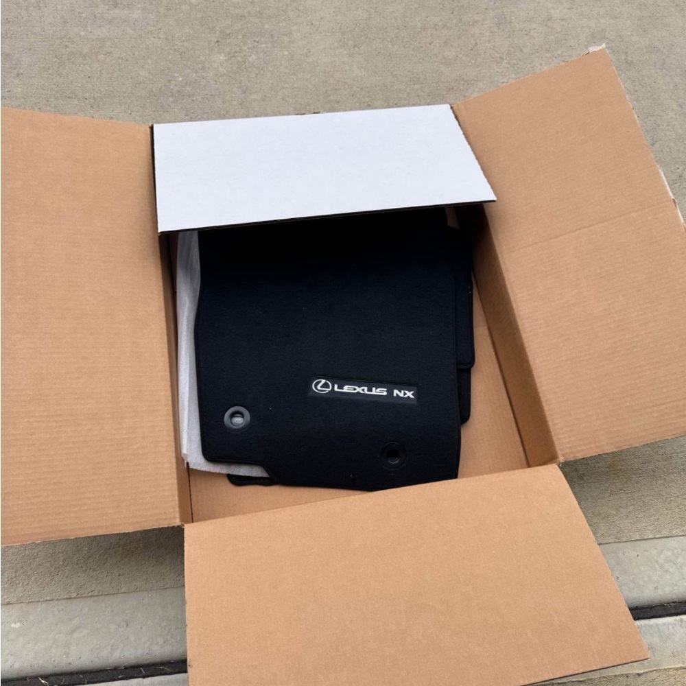 Lexus NX Black Car Floor Mats